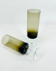1950s GREY FOOTED HIGHBALL GLASSES