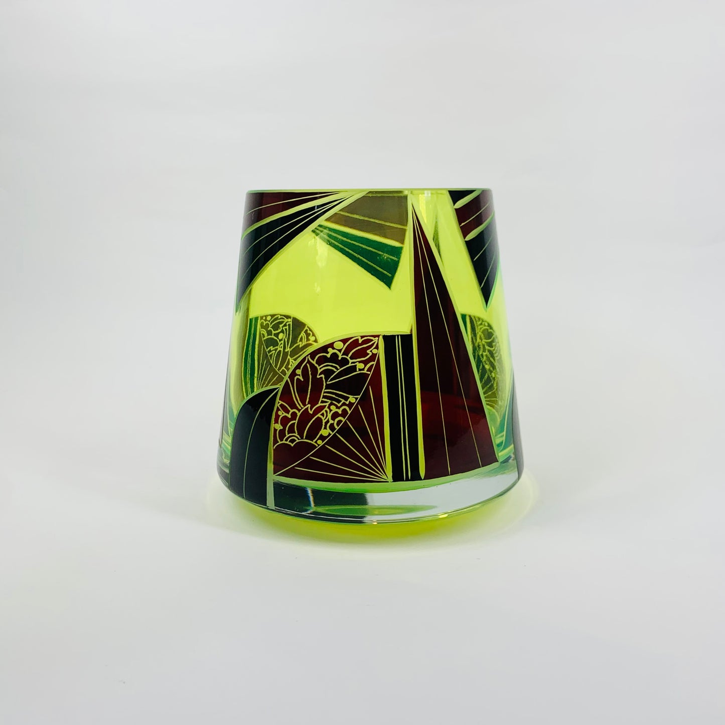 KARL PALDA URANIUM RUBY VASE