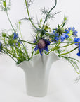 1960s ROSENTHAL WHITE BISQUE PORCELAIN HANDKERCHIEF VASE