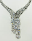 1980s STATEMENT PANTHER WATERFALL NECKLACE