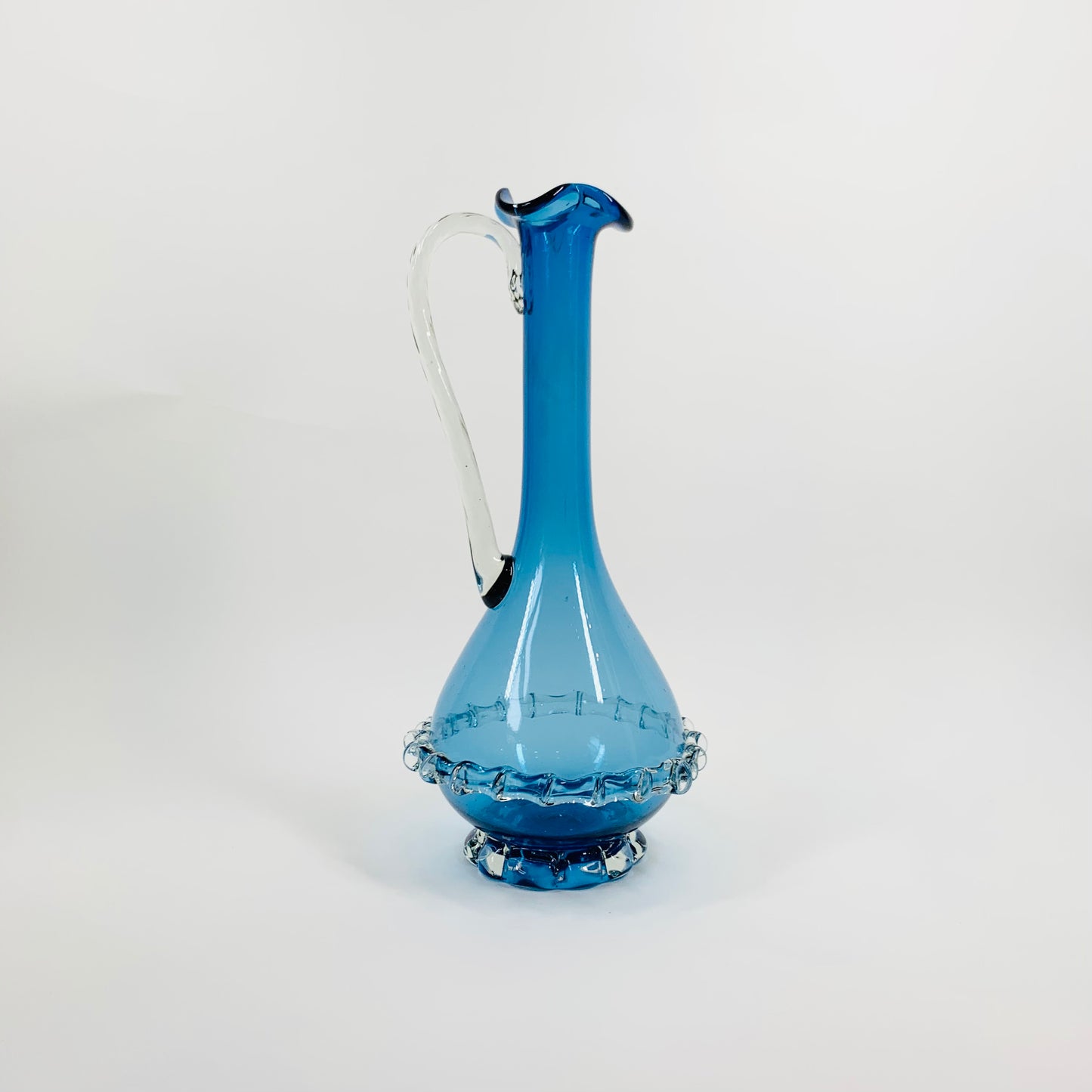 ANTIQUE ITALIAN BLUE CARAFE SET