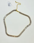 ART DECO STYLE GP COSTUME DIAMONTE TENNIS NECKLACE