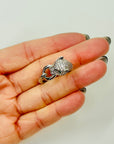 1980s STERLING SILVER PANTHER RING