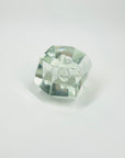 1980s FACETED MURANO CLEAR GEODE MINI VASE