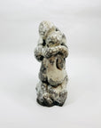 ABSTRACT CRACKLE POTTERY SCULPTURE