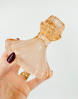ANTIQUE ART DECO PINK SATIN GLASS CANDLE HOLDER