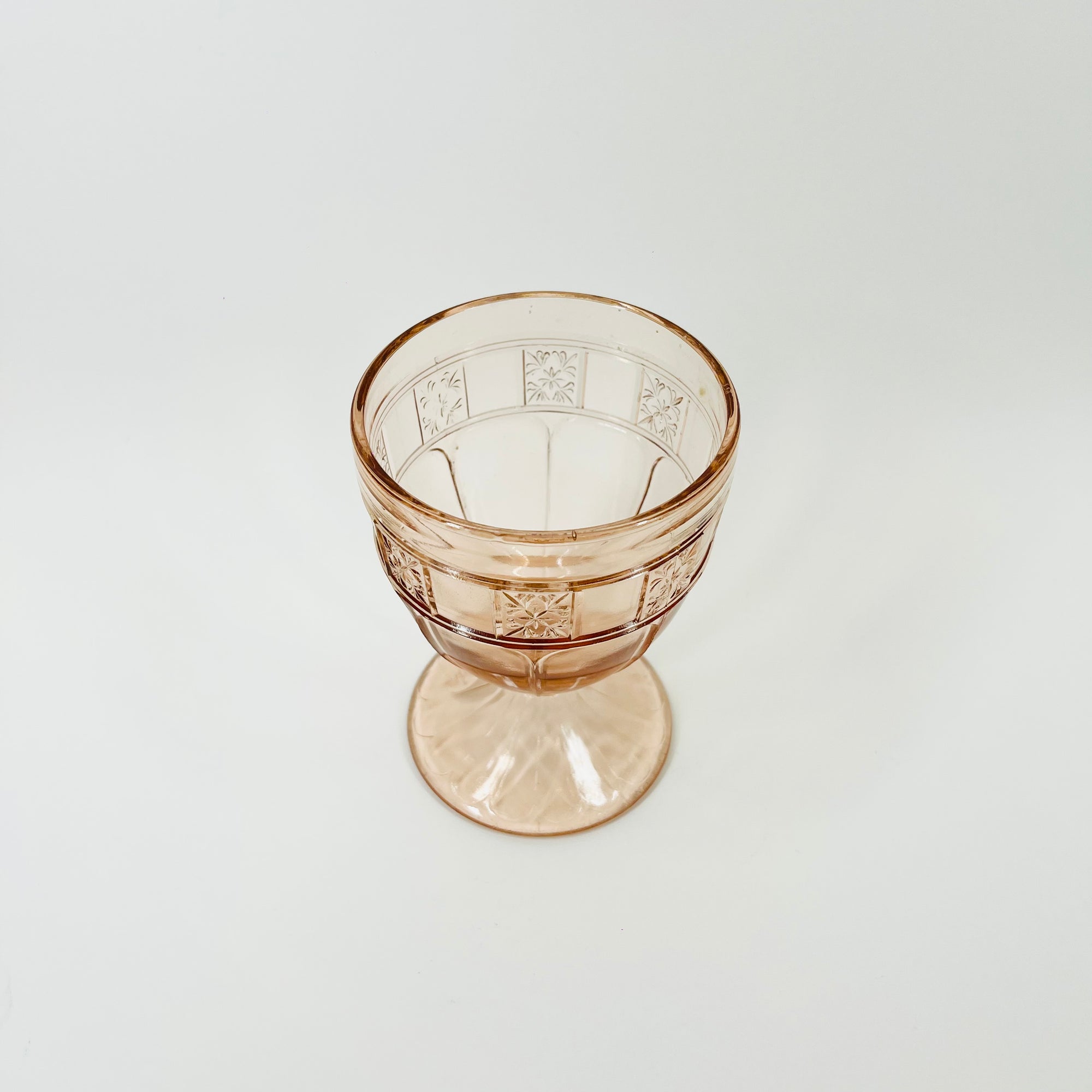 ANTIQUE DEPRESSION PINK PRESSED GLASS PLATE/BOWL/DINNER SERVICE