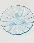 BLUE DEPRESSION FOOTED PLATE