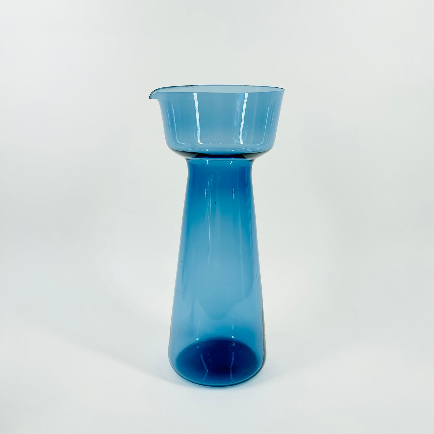 MCM BLUE GLASS IITTALA KARTIO CARAFE SET