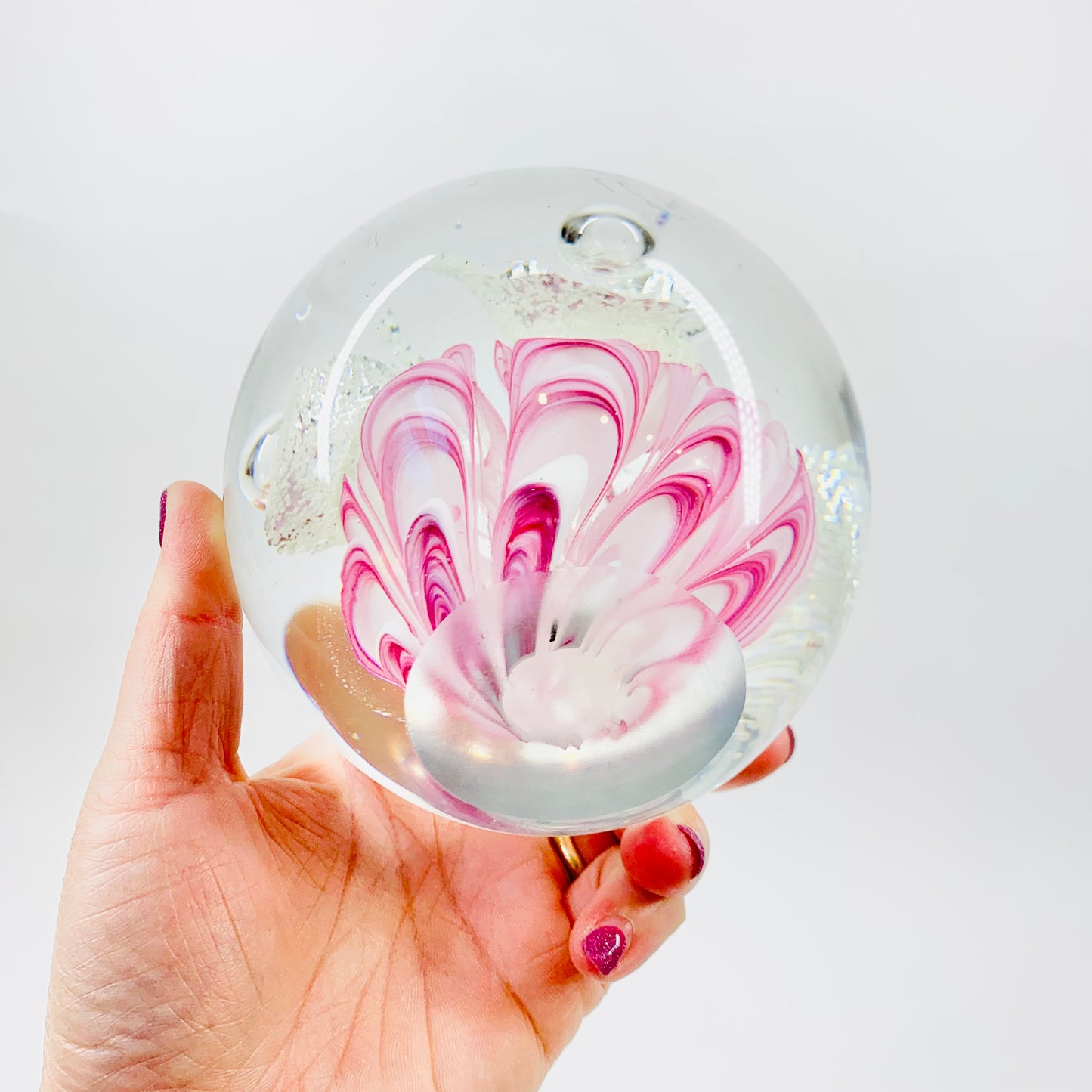 XL PINK SPACE PAPERWEIGHT