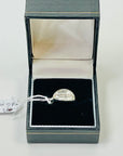 SIGNED VINTAGE TIFFANY & CO SILVER RETURN TO ADDRESS SIGNET RING