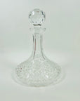 ANTIQUE STUART CUT CRYSTAL SHIP DECANTER