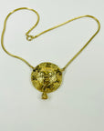 1960s CHANEL LION DOOR KNOCKER PENDANT NECKLACE