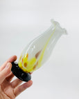 RUFFLE RIM SPATTER VASE