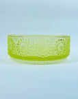 MIDCENTURY FINNISH URANIUM GLASS GRAPPONIA BOWL BY NANNY STILL FOR RIIHIMAEN LASI