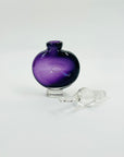 1980s AUSTRALIAN PURPLE ART GLASS PERFUME BOTTLE