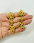 1980s CHRISTIAN DIOR RIBBONS DROP CLIP ON EARRINGs