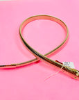1980s OMEGA MESH SERPENT NECKLACE