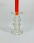 ICE GLASS CANDLE HOLDER