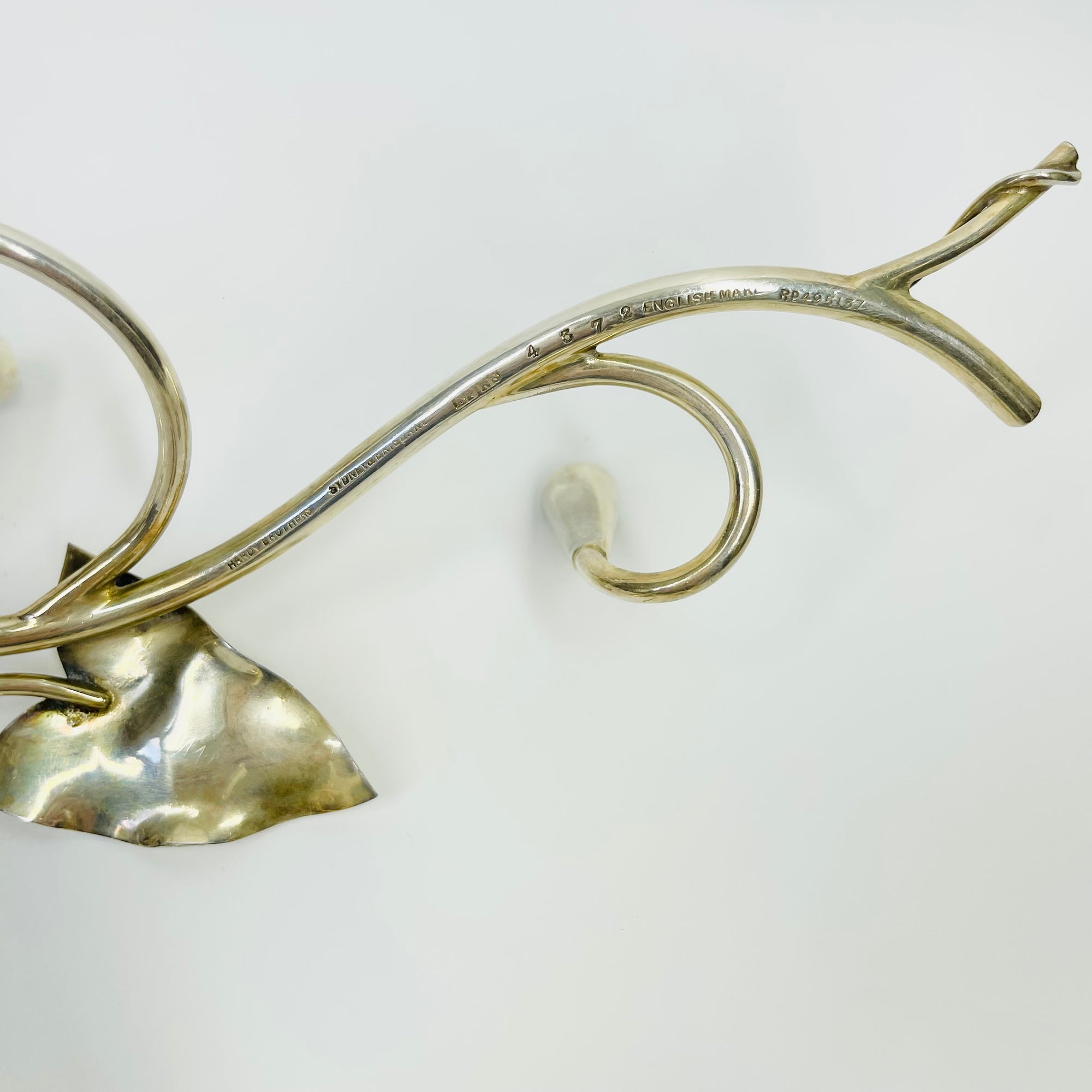 ANTIQUE ART NOUVEAU HARDY BROTHERS SILVER PLATED EPERGNE VASE/CANDLE HOLDER