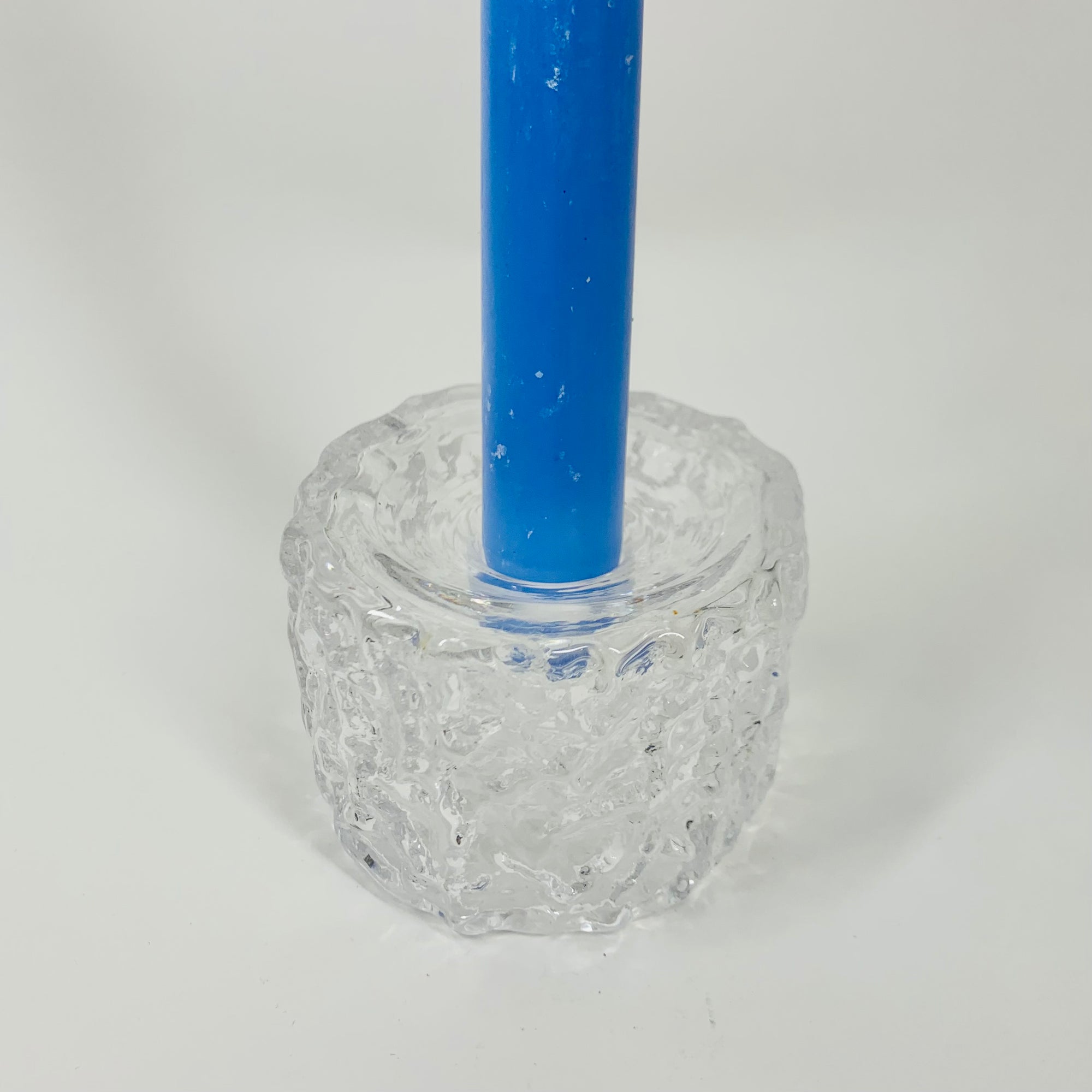 GEOFFREY BAXTER BARK GLASS CANDLE HOLDER