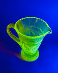 ANTIQUE URANIUM GLASS JUG