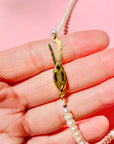 1950s FRESHWATER PEARL AMETHYST NECKLACE