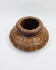 RETRO HAND CARVED WOODEN VASE