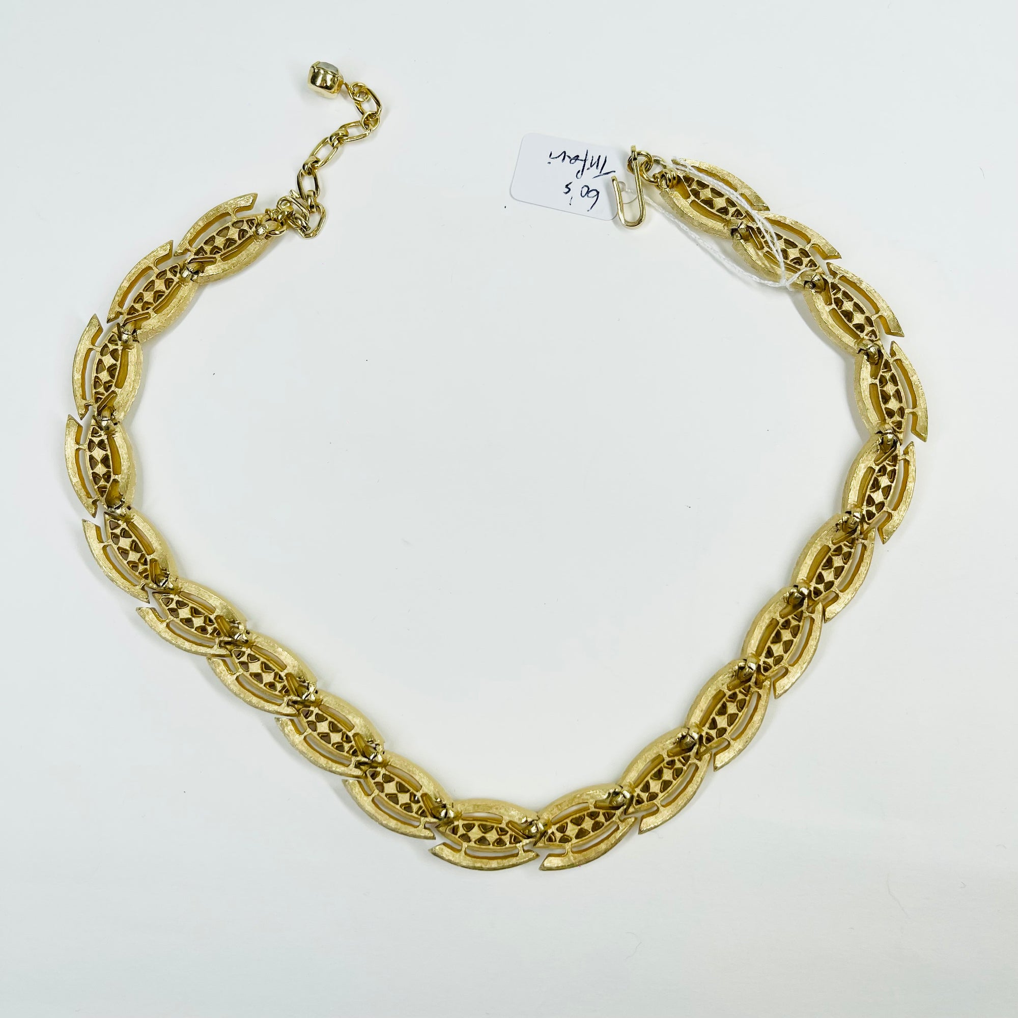1960s TRIFARI DIAMANTÉ STATEMENT NECKLACE