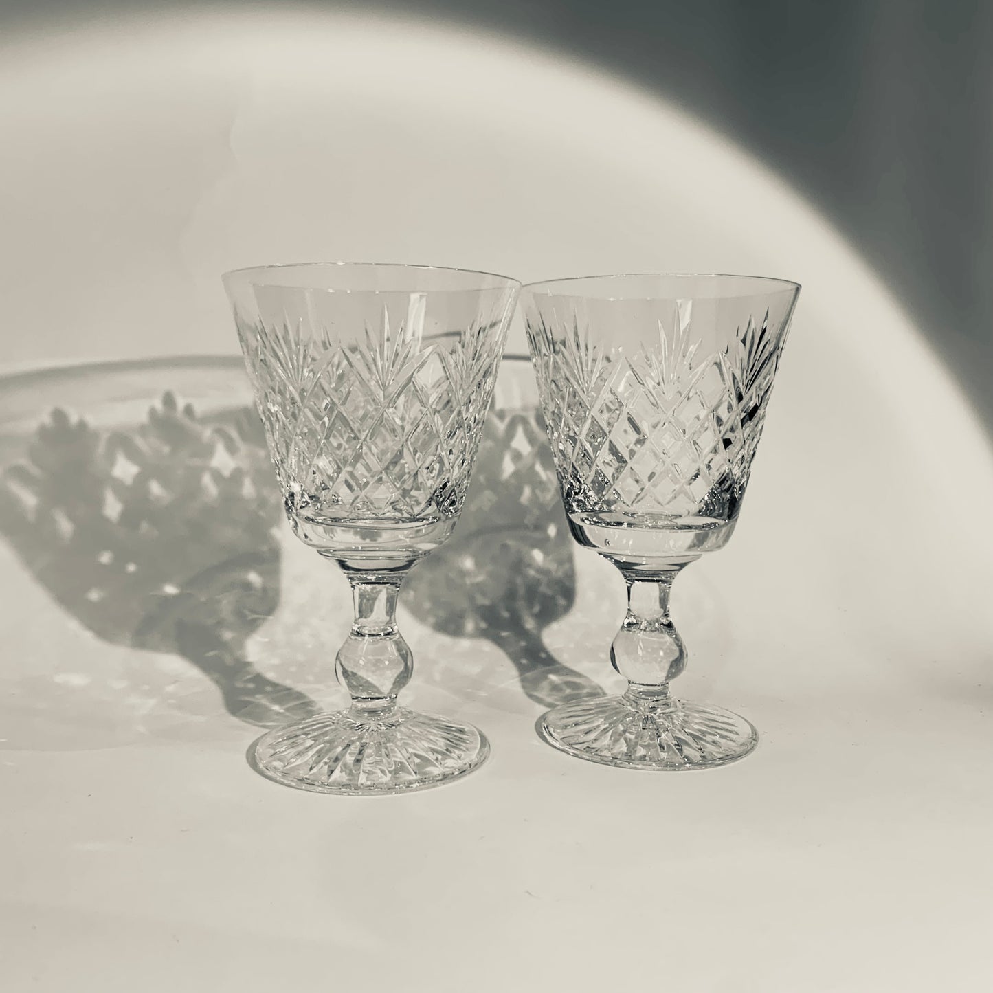 ANTIQUE STUART CRYSTAL GLASSES