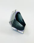 1960s PINK PURPLE GREY SOMMERSO DIAMOND FACETED GLASS BOWL