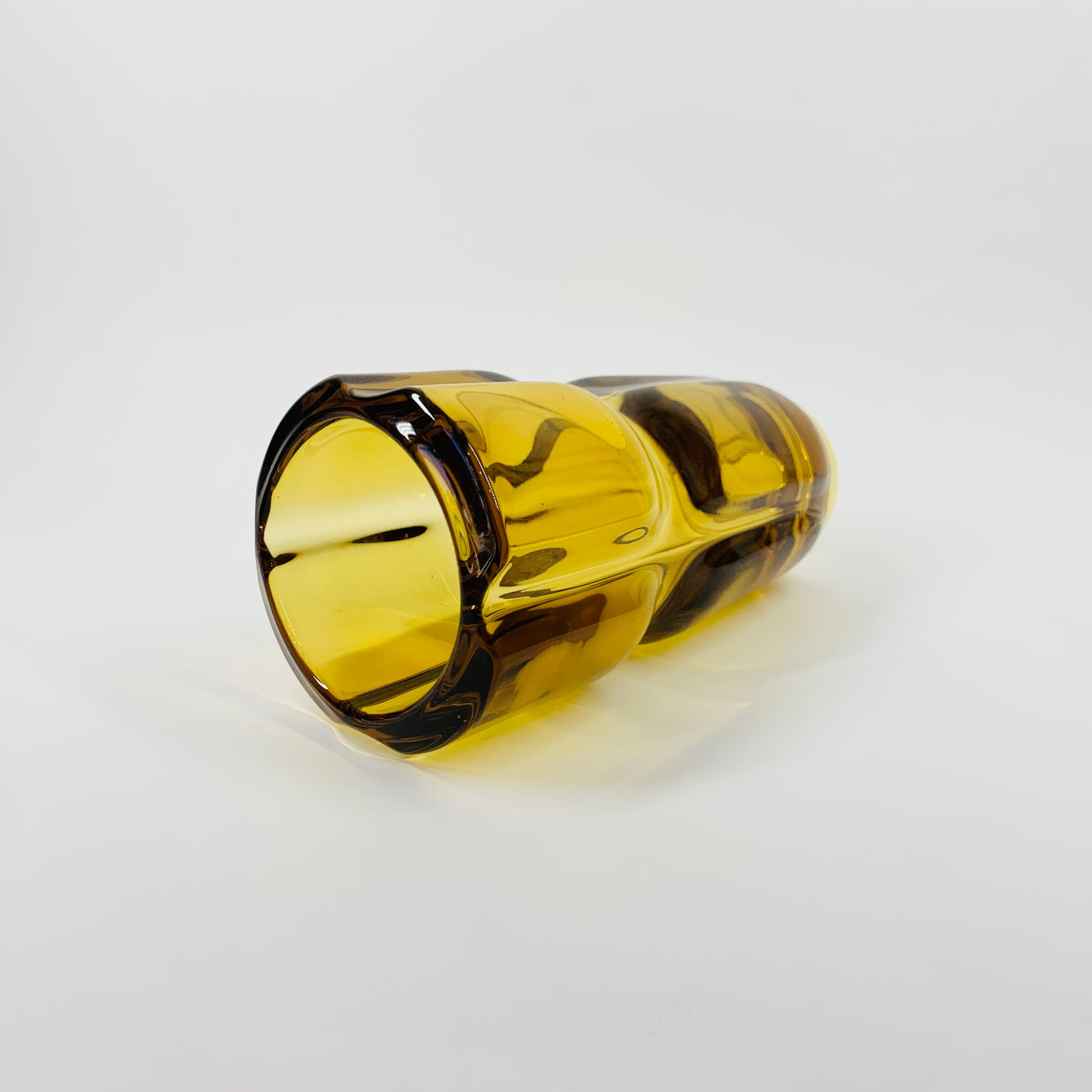 1960s SKLO UNION RUDOLFOVA GLASS VASE BY FRANTISEK VIZNER
