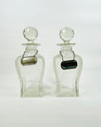 ANTIQUE DIAMOND CUT GLASS DECANTER