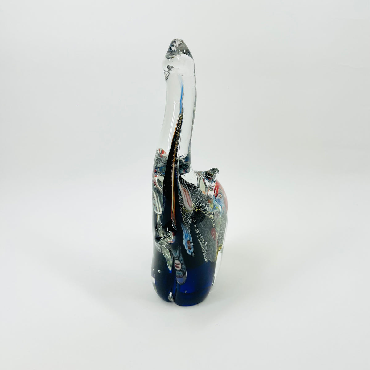 1980s MURANO MILLIFIORE ART GLASS ELEPHANT