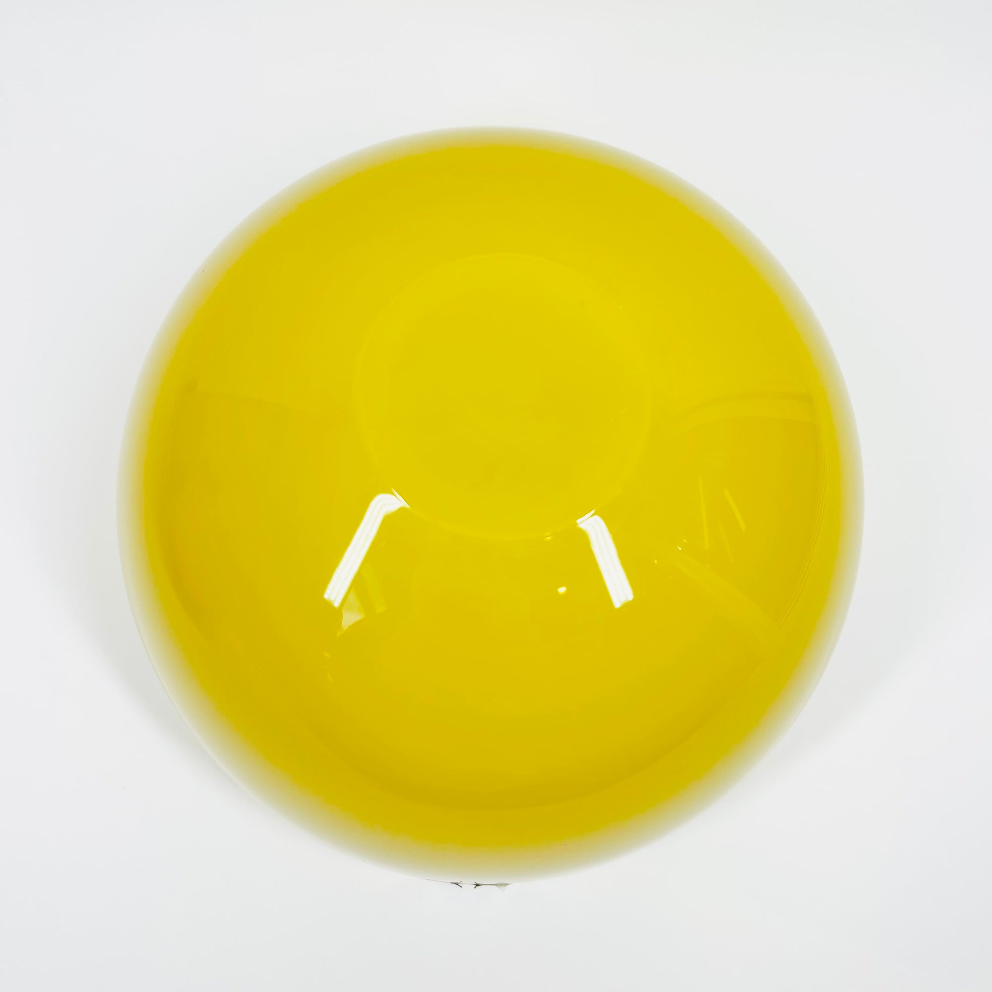 1960s COLORA GLASS BOWL BY SVEN PALMQIST FOR ORREFORS
