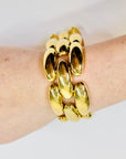 1980s GIVENCY TUBOGAS LINKS NECKLACE SUITE