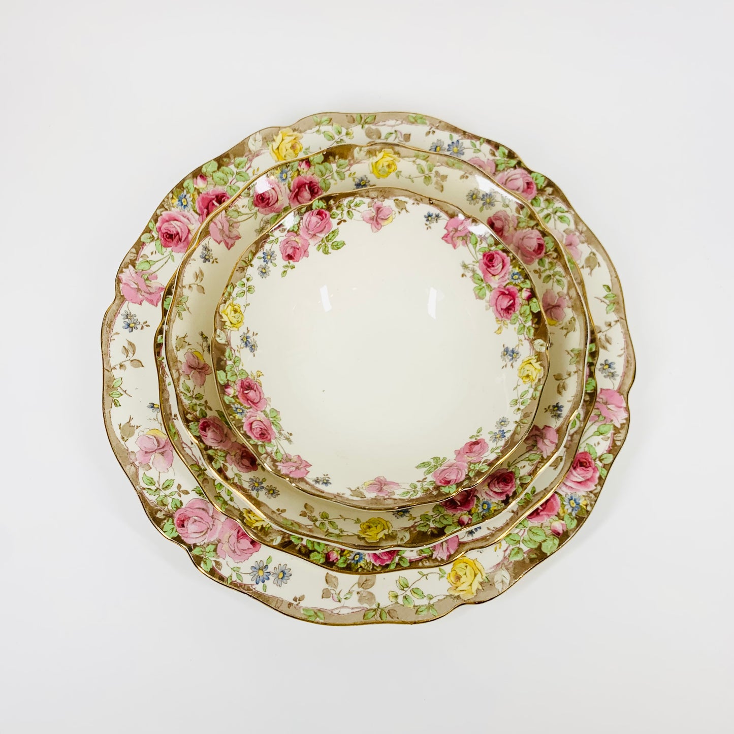 1930s ROYAL DOULTON ENGLISH ROSE DINNER SERVICE