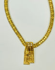 1950s CORO MESH DIAMANTE LARIAT NECKLACE
