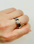 ANTIQUE SILVER BAND RING
