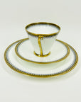 ANTIQUE ART DECO HEINRICH H & CO. SELB BAVARIA IMPERIAL TEA CUP AND SAUCER SET