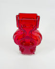 MIDCENTURY FINNISH GLASS EMMA MALJAKKO VASE BY HELENA TYNELL FOR RIIHIMAEN LASI