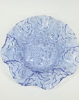 1960s SWEDISH PUKEBERG NEODYMIUM PURPLE ICE GLASS PLATE