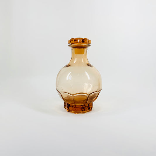 ANTIQUE PINK DEPRESSION GLASS DECANTER