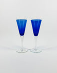 50s CONICAL RUBY SHOT GLASSES