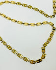 1950s GIVENCY FANCY LINKS CHAIN NECKLACE