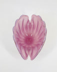 1950s PINK MURANO OPALINE GLASS CLAM SHELL BOWL
