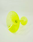 ANTIQUE URANIUM GLASS COMPORT