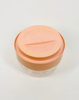 1970s TEMPERED GLASS LIDDED JAR WITH MEASUREMENTS