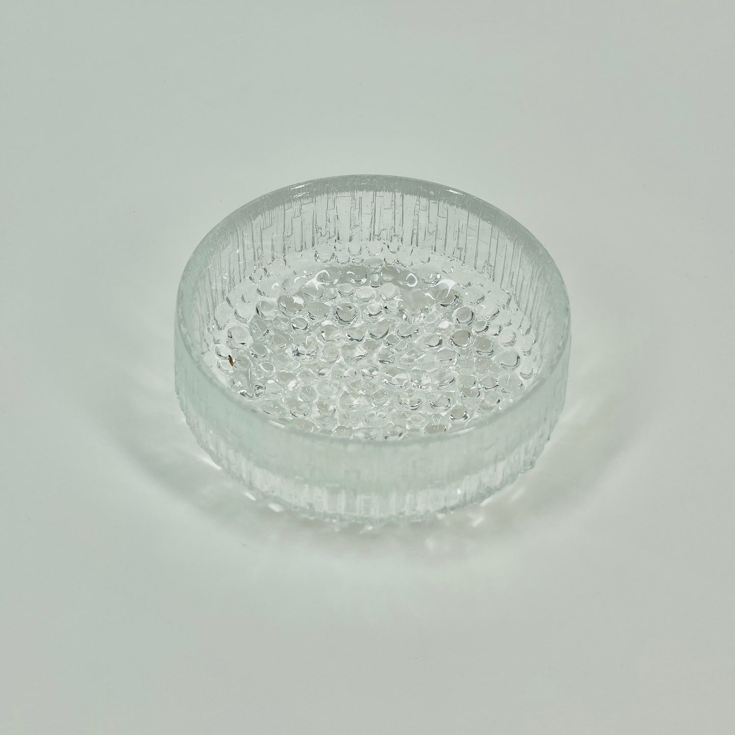 1970s IITTALA ULTIMA THULE ICE GLASS BOWL