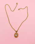 BLUE PENDANT NECKLACE